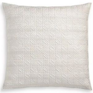 Hotel Collection Woodrose Quilted Cotton (1) Euro Sham New